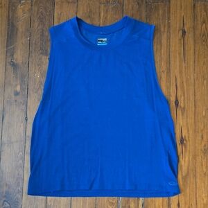 M Icebreaker Merino Royal Blue Muscle Tee